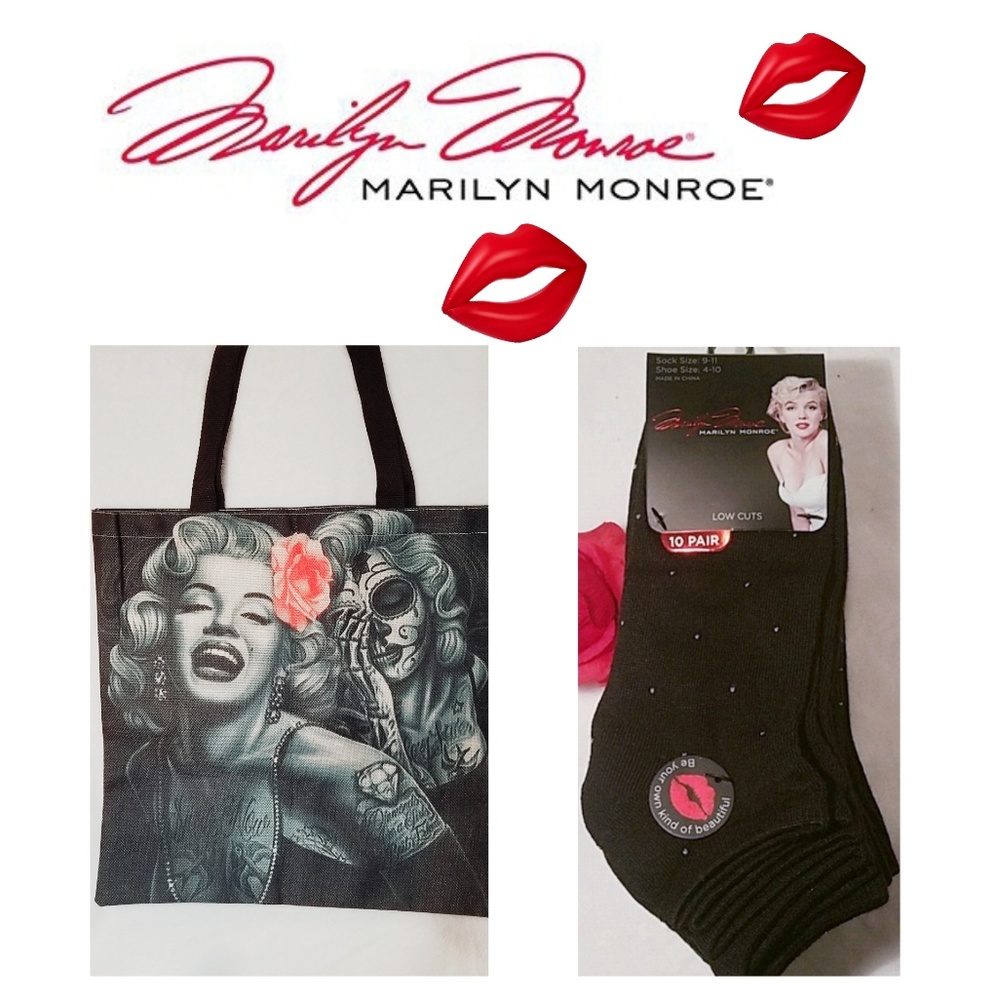 Marilyn Monroe Tote and Socks